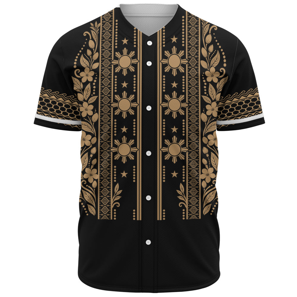 Philippines Filipinos Baseball Shirt Sampaguita Sun Filipino Heritage