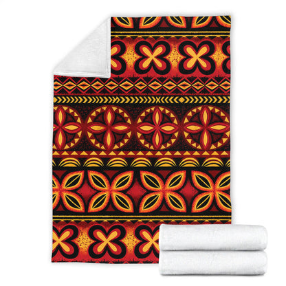 Tonga Premium Blanket Ngatu Tapa Tribal Pattern