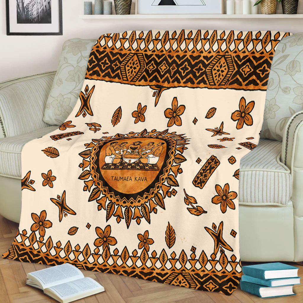 Tonga Premium Blanket Taumafa Kava Ceremony Tapa Heritage Style