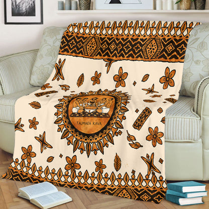 Tonga Premium Blanket Taumafa Kava Ceremony Tapa Heritage Style