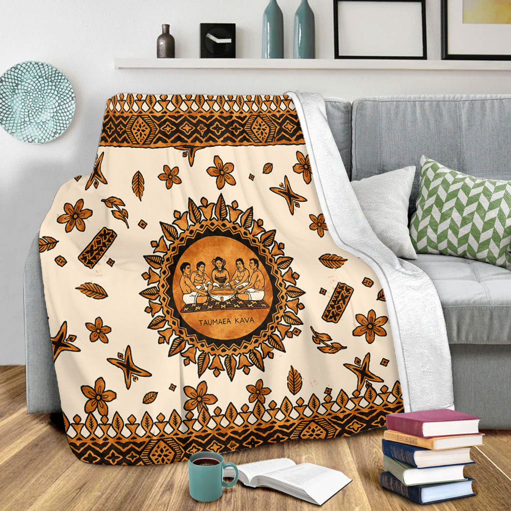 Tonga Premium Blanket Taumafa Kava Ceremony Tapa Heritage Style
