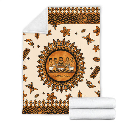 Tonga Premium Blanket Taumafa Kava Ceremony Tapa Heritage Style