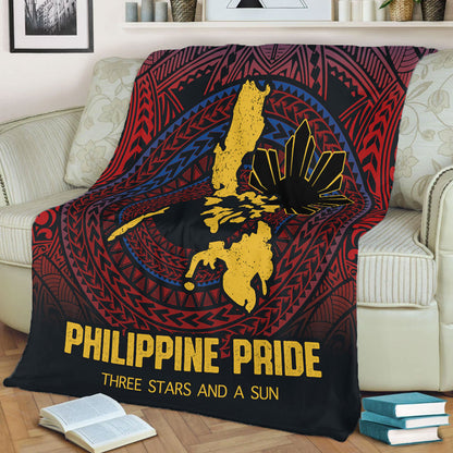 Philippines Filipinos Premium Blanket Philippine Pride Three Stars and A Sun