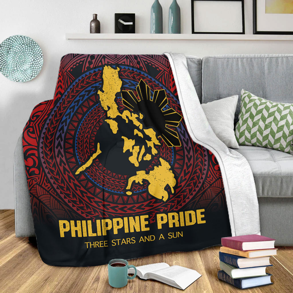 Philippines Filipinos Premium Blanket Philippine Pride Three Stars and A Sun