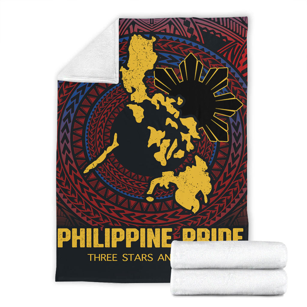 Philippines Filipinos Premium Blanket Philippine Pride Three Stars and A Sun