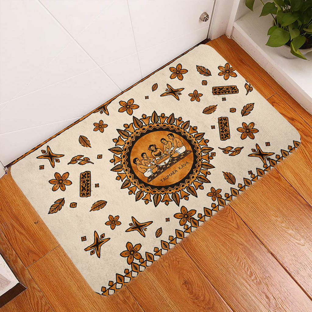Tonga Doormat Taumafa Kava Ceremony Tapa Heritage Style