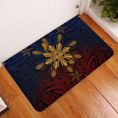 Philippines Filipinos Doormat Golden Sun Islands Tribal Style