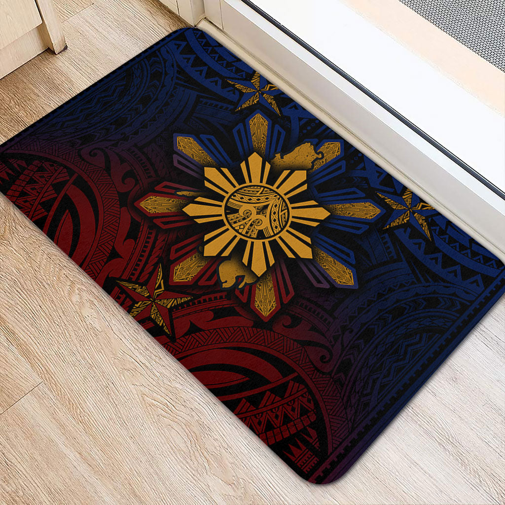 Philippines Filipinos Doormat Golden Sun Islands Tribal Style