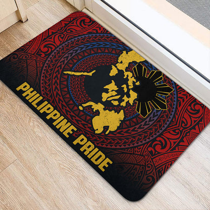 Philippines Filipinos Doormat Philippine Pride Three Stars and A Sun