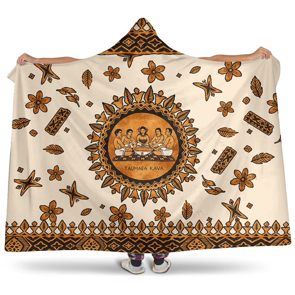 Tonga Hooded Blanket Taumafa Kava Ceremony Tapa Heritage Style