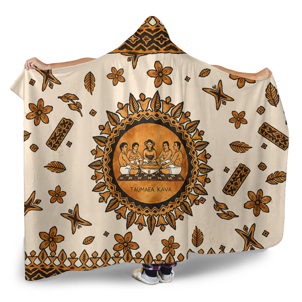 Tonga Hooded Blanket Taumafa Kava Ceremony Tapa Heritage Style