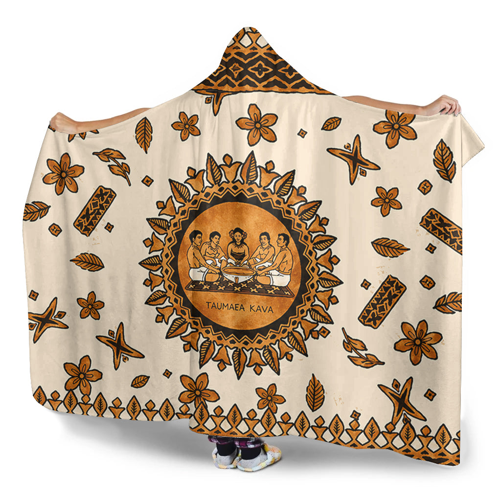 Tonga Hooded Blanket Taumafa Kava Ceremony Tapa Heritage Style