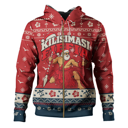 Tonga Hoodie Ugly Christmas Kilisimasi Fiefia Tongan Warrior Santa