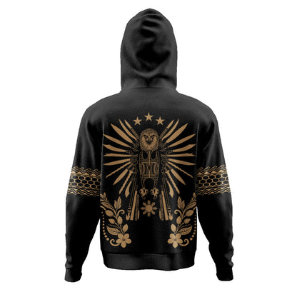 Philippines Filipinos Hoodie Sampaguita With Eagle Sun Filipino Heritage