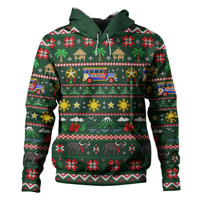 Philippines Filipinos Hoodie Maligayang Pasko Pattern Style