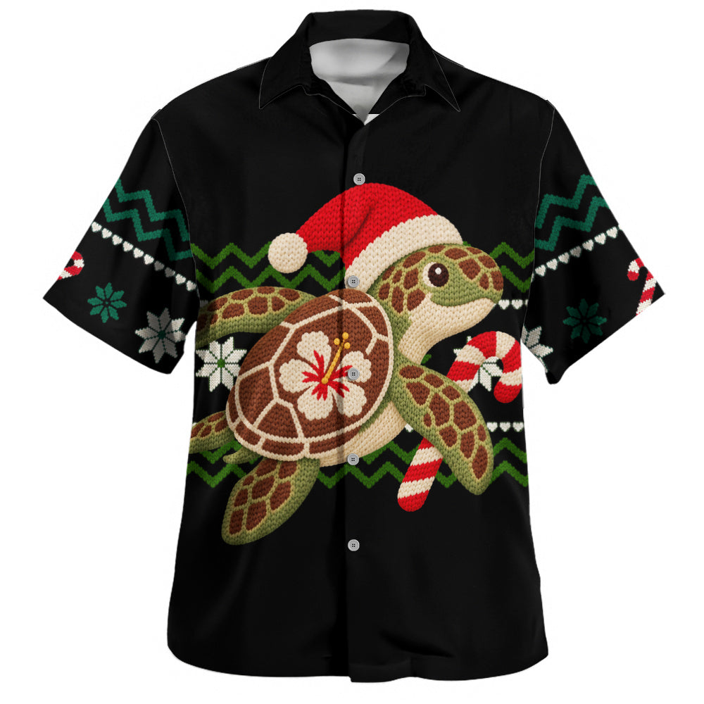 Hawaii Hawaiian Shirt The Hungry Christmas Turtle