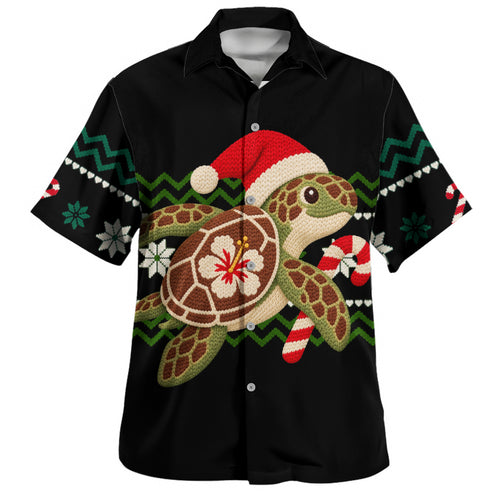 Hawaii Hawaiian Shirt The Hungry Christmas Turtle