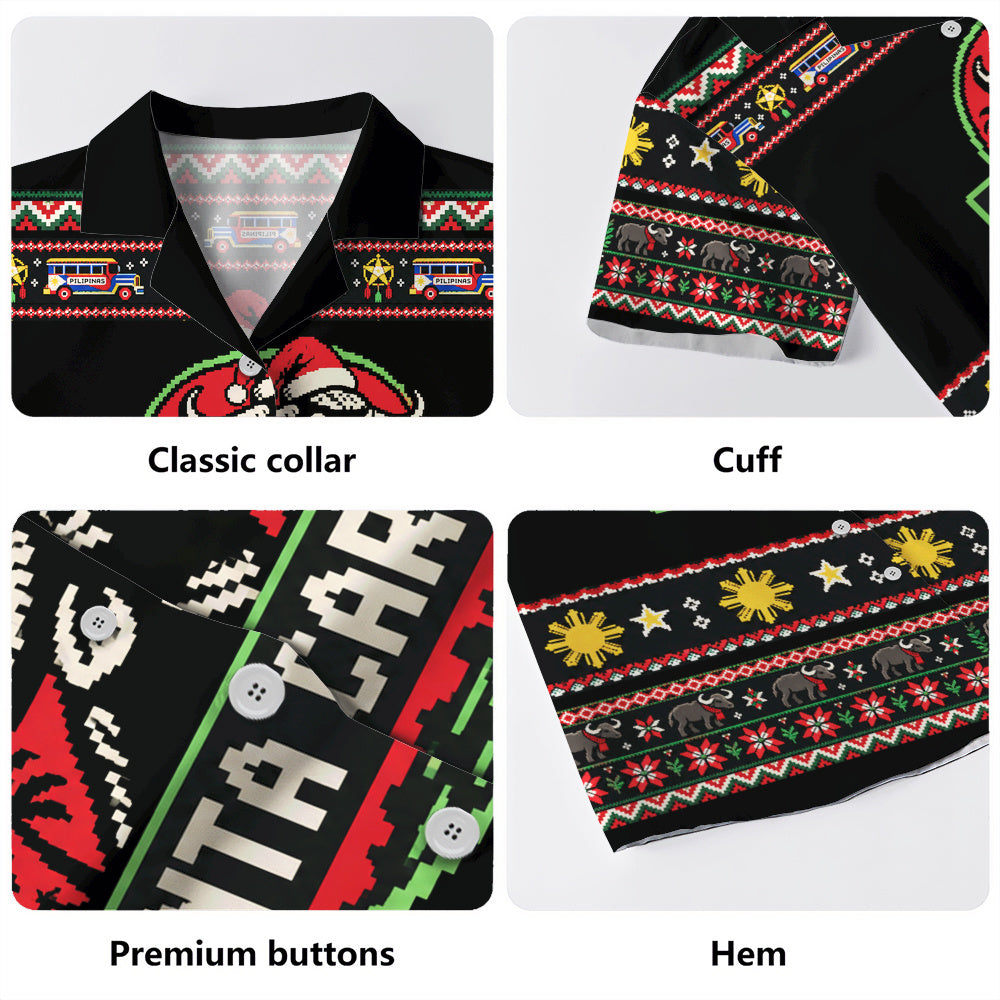 Philippines Filipinos Hawaiian Shirt Santa Carabao