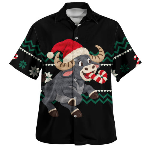 Philippines Filipinos Hawaiian Shirt The Hungry Carabao Christmas