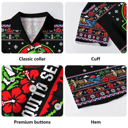 Puerto Rico Hawaiian Shirt Coquito Season Puerto Rico Christmas Ugly Style