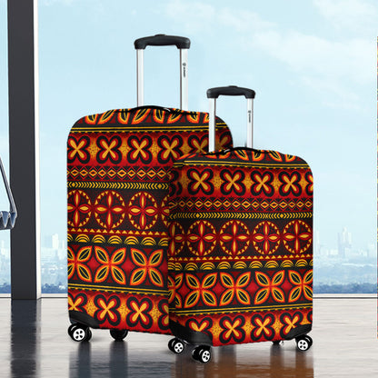 Tonga Luggage Cover Ngatu Tapa Tribal Pattern