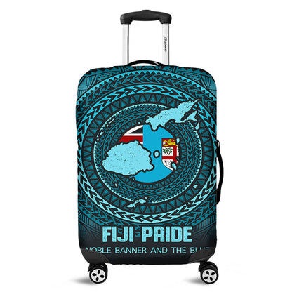 Fiji Luggage Cover Fiji Noble Banner and The Blue