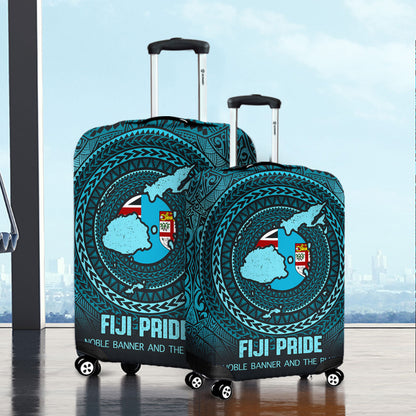 Fiji Luggage Cover Fiji Noble Banner and The Blue