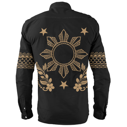 Philippines Filipinos Long Sleeve Shirt Sampaguita Sun Filipino Heritage