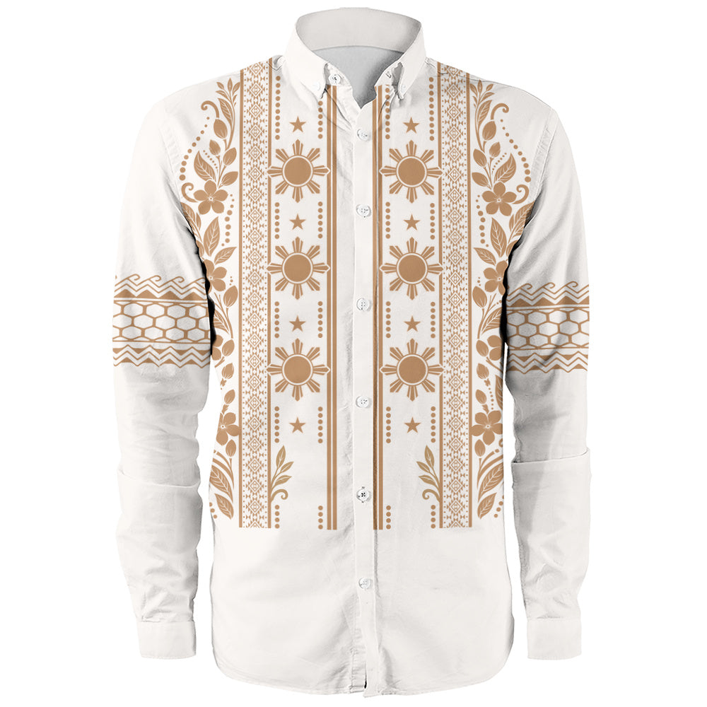 Philippines Filipinos Long Sleeve Shirt Sampaguita Sun Filipino Heritage