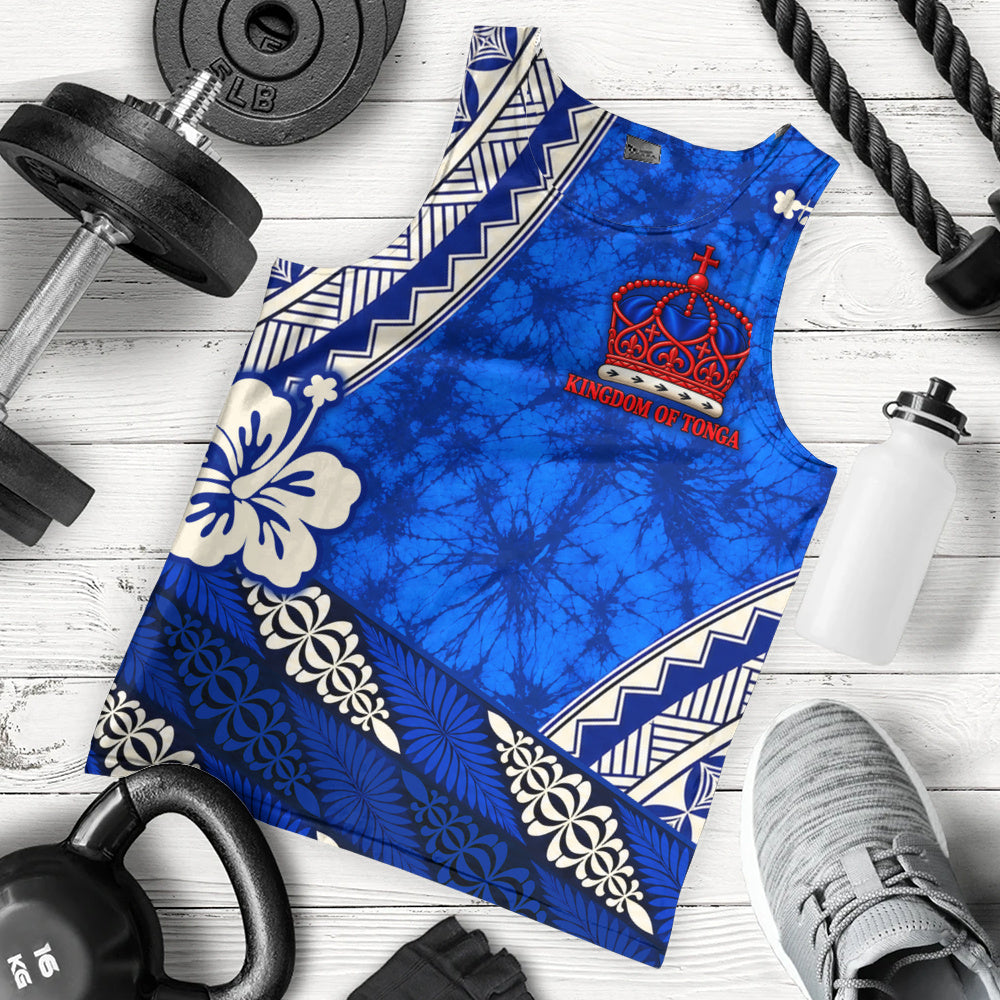 Tonga Tank Top Kingdom Crown Polynesian Floral Pride