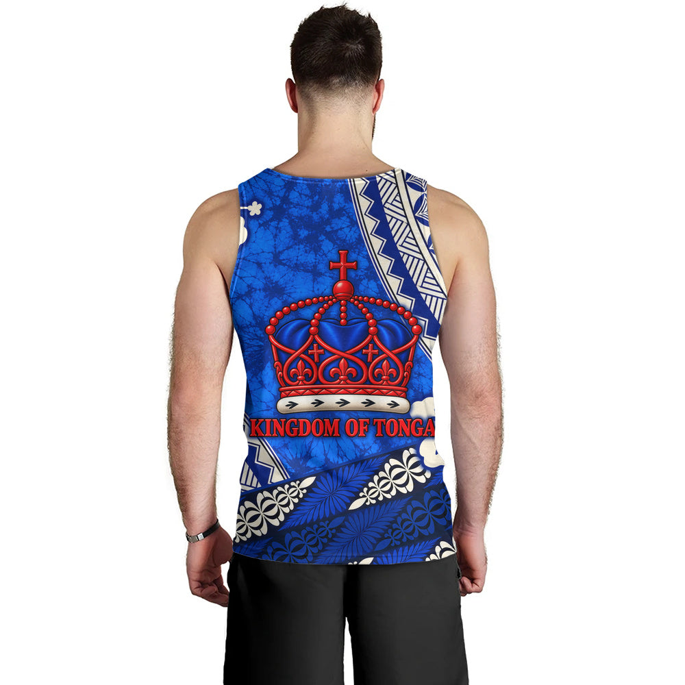Tonga Tank Top Kingdom Crown Polynesian Floral Pride