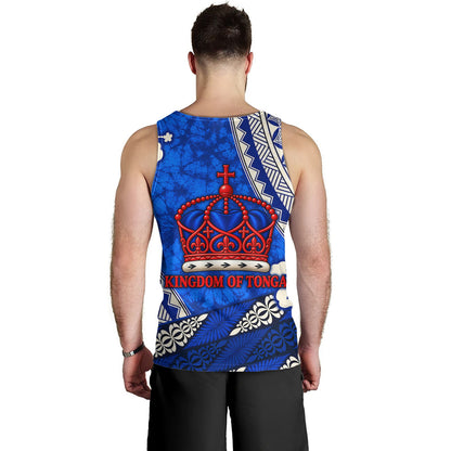 Tonga Tank Top Kingdom Crown Polynesian Floral Pride