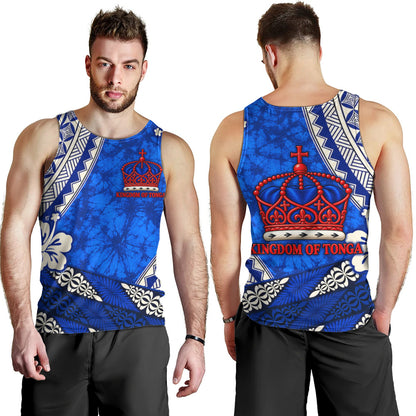 Tonga Tank Top Kingdom Crown Polynesian Floral Pride