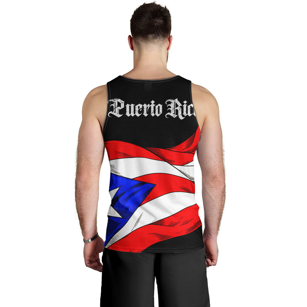 Puerto Rico Tank Top Coqui Flag Boricua Heritage