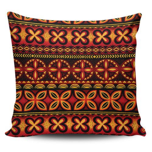 Tonga Pillow Cases Ngatu Tapa Tribal Pattern