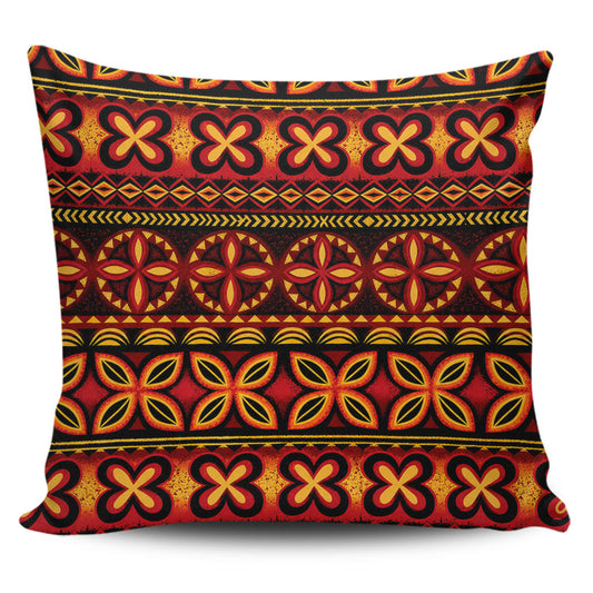 Tonga Pillow Cases Ngatu Tapa Tribal Pattern