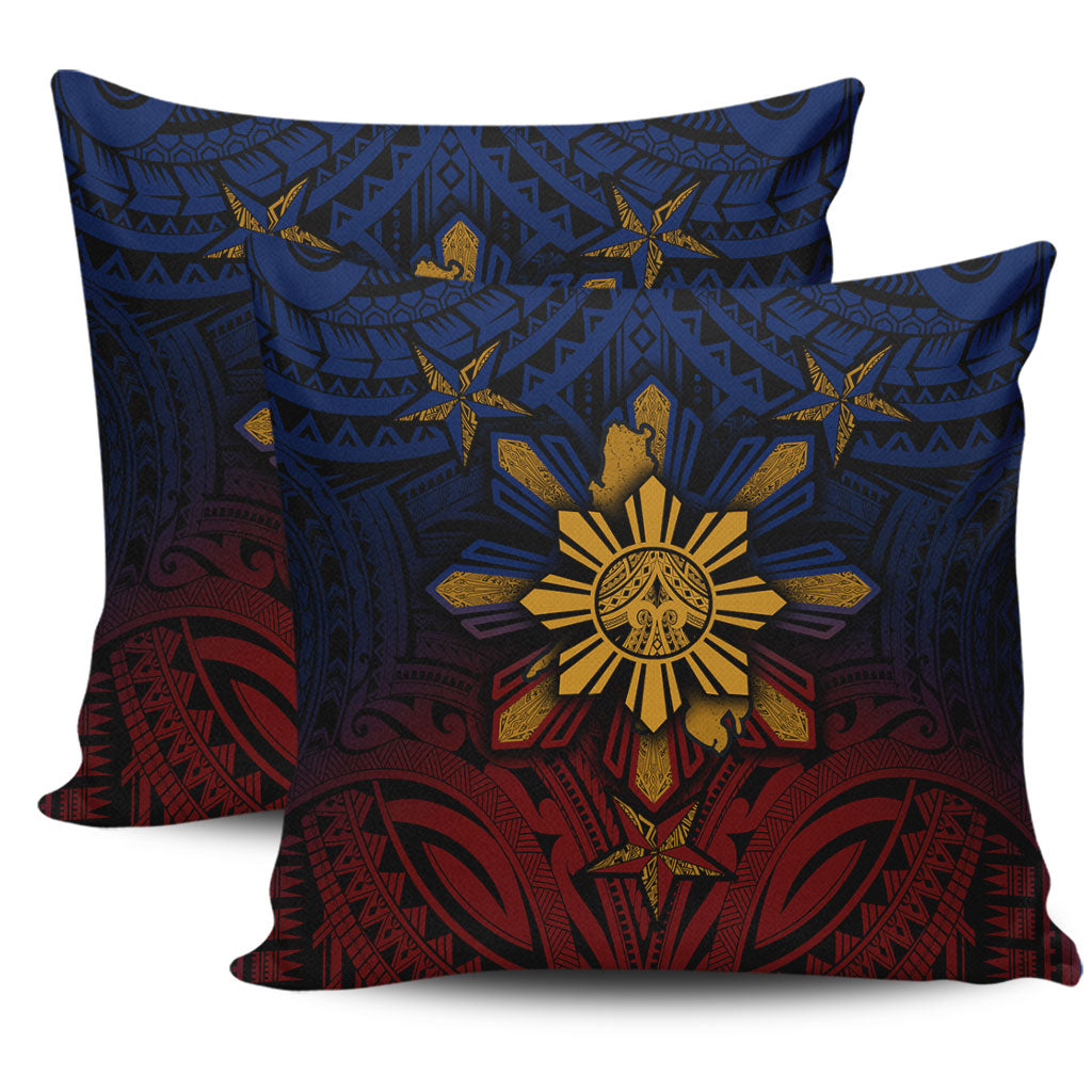 Philippines Filipinos Pillow Cases Golden Sun Islands Tribal Style