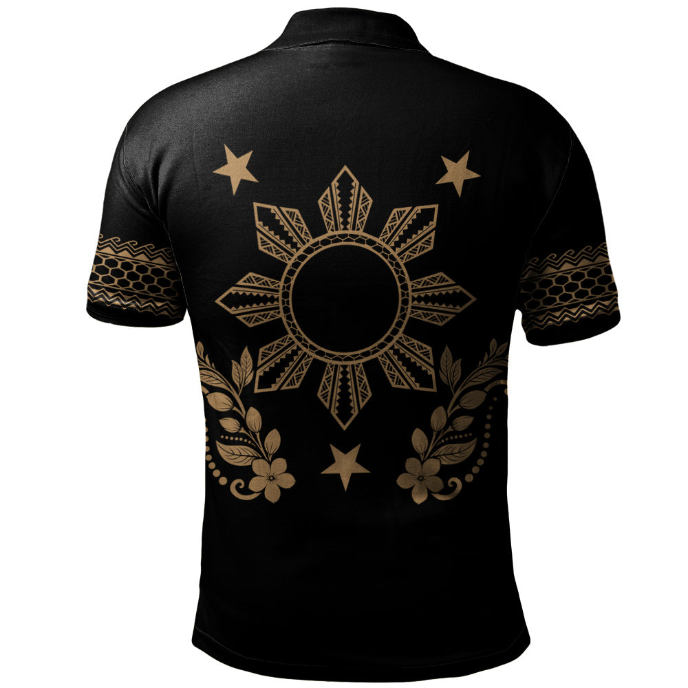 Philippines Filipinos Polo Shirt Sampaguita Sun Filipino Heritage