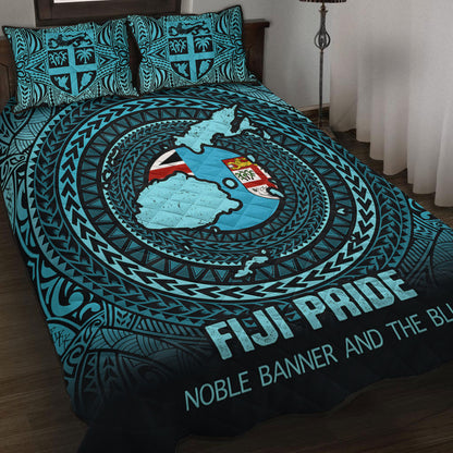 Fiji Quilt Bed Set Fiji Noble Banner and The Blue