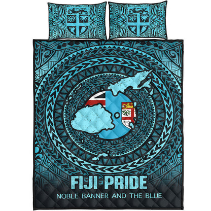 Fiji Quilt Bed Set Fiji Noble Banner and The Blue