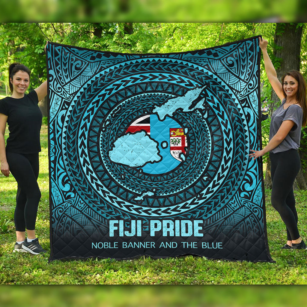 Fiji Premium Quilt Fiji Noble Banner and The Blue