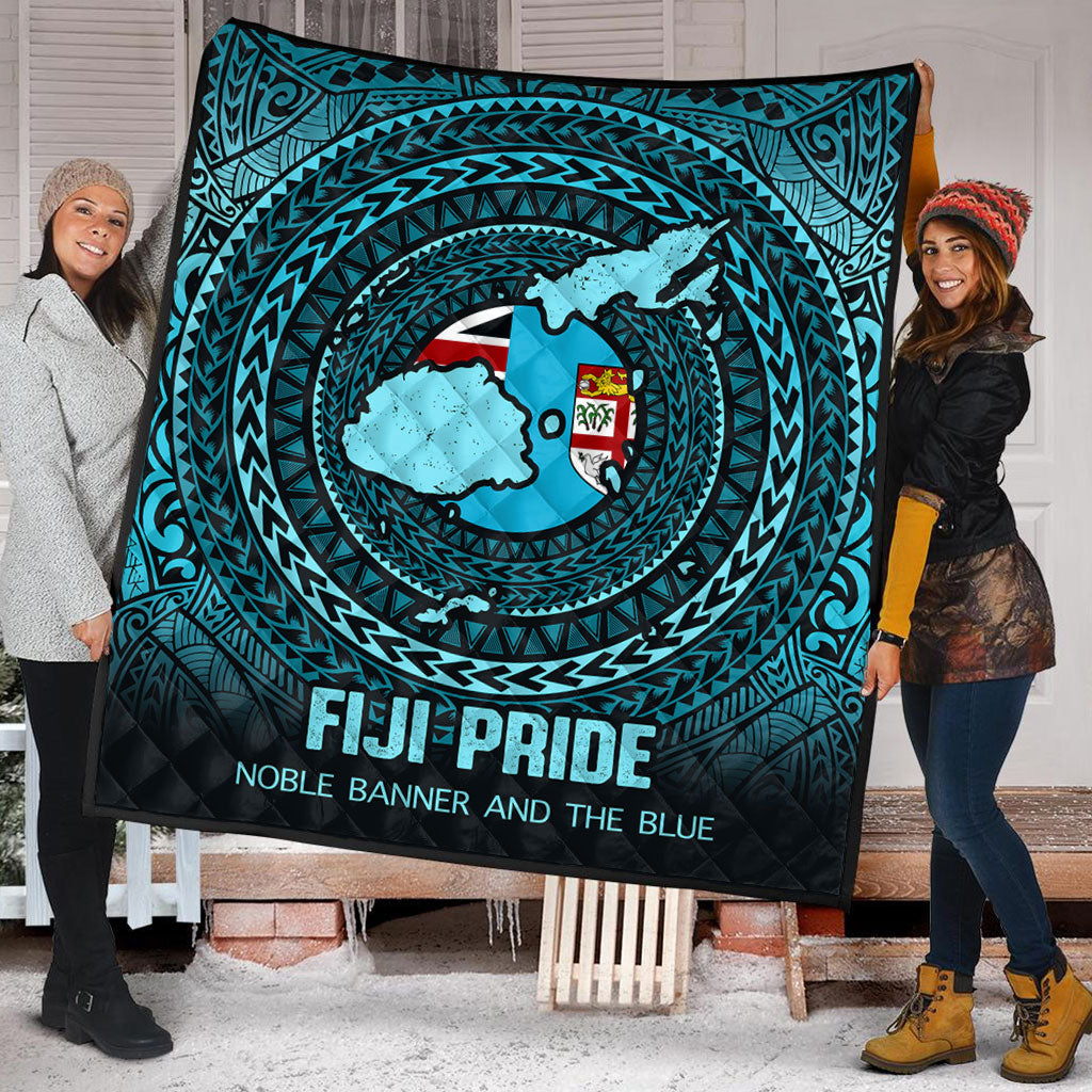 Fiji Premium Quilt Fiji Noble Banner and The Blue