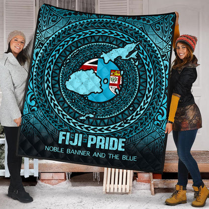 Fiji Premium Quilt Fiji Noble Banner and The Blue