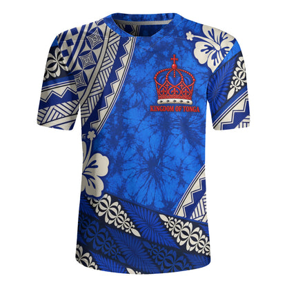 Tonga Rugby Jersey Kingdom Crown Polynesian Floral Pride