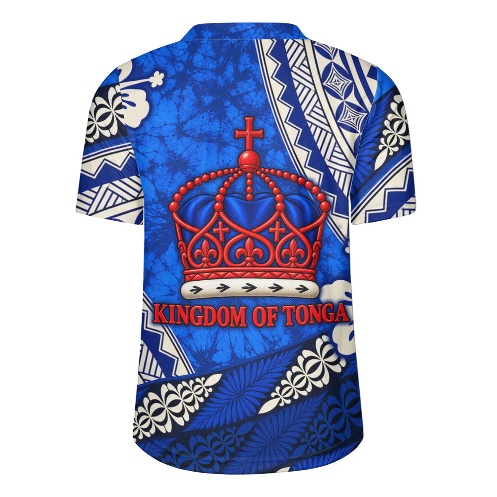 Tonga Rugby Jersey Kingdom Crown Polynesian Floral Pride