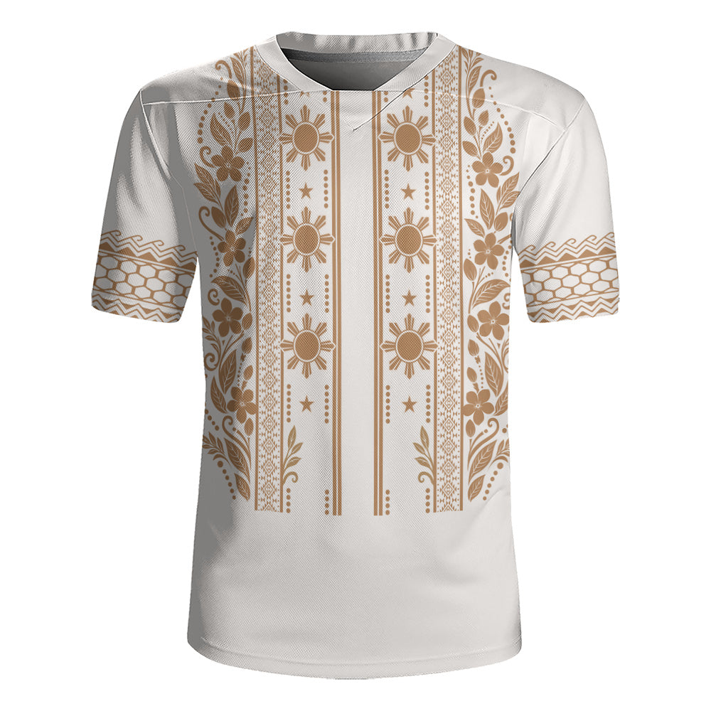 Philippines Filipinos Rugby Jersey Sampaguita Sun Filipino Heritage