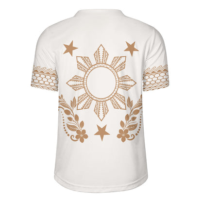Philippines Filipinos Rugby Jersey Sampaguita Sun Filipino Heritage