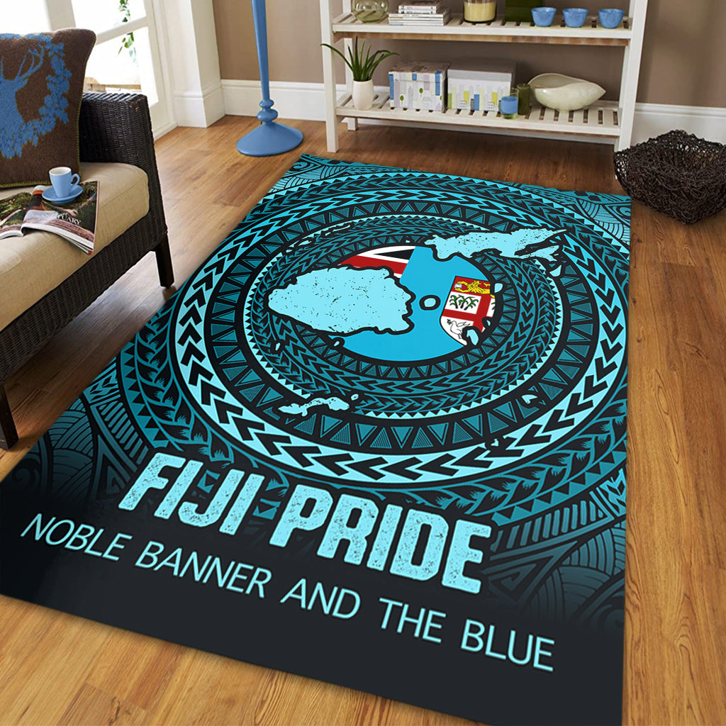 Fiji Area Rug Fiji Noble Banner and The Blue
