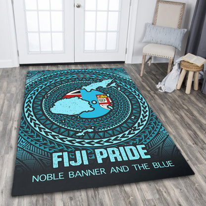 Fiji Area Rug Fiji Noble Banner and The Blue