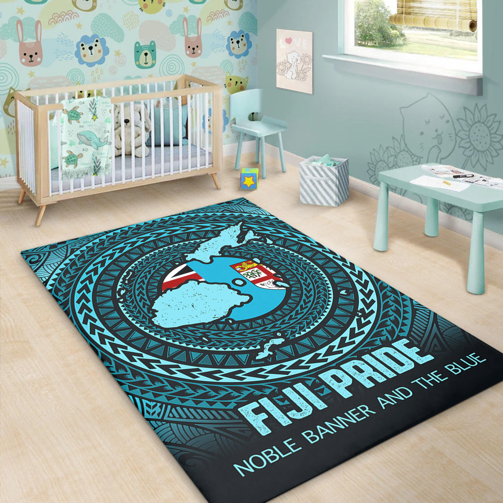 Fiji Area Rug Fiji Noble Banner and The Blue